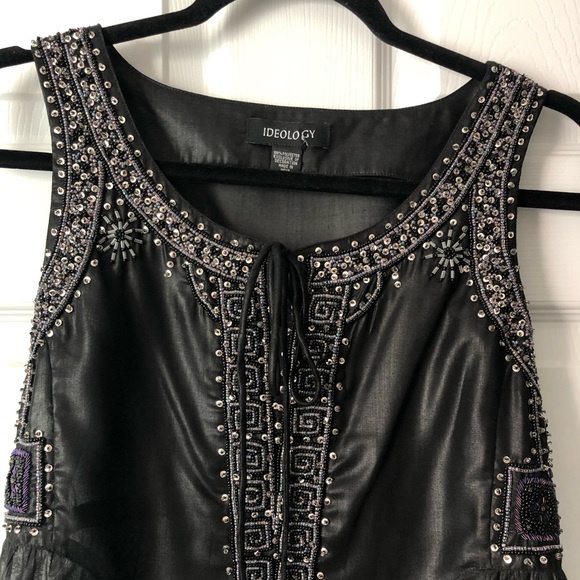 Ideology black sleeveless Top/Blouse size 4 - Picture 2 of 7